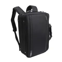 【人気商品】15.6インチ B4対応 PC収納可 大容量 【イグニス2】 マチ拡張 3way セットアップ可 メンズ 出張対応 ビジネスリュック ブラック ビジネスバッグ H30×W42×D13cm [エース]