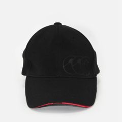 CANTERBURY カンタベリー ラグビー キャップ 帽子 ロゴ ブラック 黒