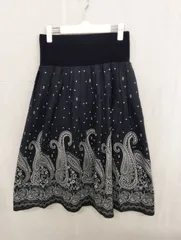 フレアスカート ペイズリー フリーサイズ