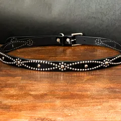 スタッズナローベルトバタフライオール23mm