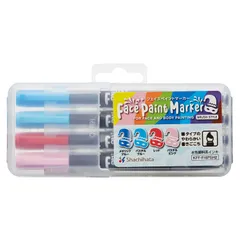 シヤチハタ フェイスペイントマーカー  4色セット2 KFF-F/4PSH2のサムネイル