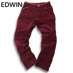 EDWIN エドウィン ER107W ジャージーズ★ ストレッチ コーデュロイ テーパード パンツ Sz.S メンズ 日本製