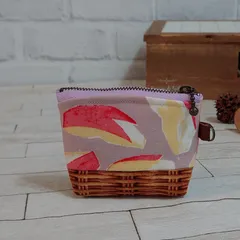 ハンドメイド　10cmファスナーポーチ　コインケース