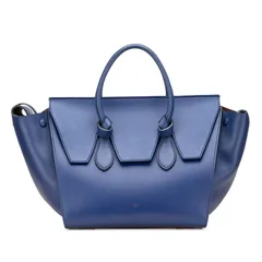 【超美品】セリーヌ　タイバッグ　ライトトープ　※あんしん鑑定済み※ CELINE セリーヌ ラージ カバ タイス トートバッグ トリオンフ