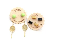 gargle ガーグル テニス リボン ピアス セットのサムネイル