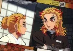 【中古】ポスター 煉獄杏寿郎＆煉獄千寿郎 「ジャンボカードダス 鬼滅の刃 クリアビジュアルポスター ～無限列車編 其の弐～」