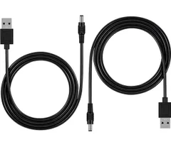 新品 USB 充電ケーブル DCプラグ 直角/外径：4.0φ/ 内径：1.7φ 【30cm+100㎝ 2本セット】 5V/3A対応 急速充電 USB(A) to DCジャック 電源コード Panasonic カーナビゴリラ Gorilla CN-GP720VD