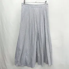 ◇ ⊇ PROPORTION BODY DRESSING 膝下丈 プリーツ スカート サイズPS パープル系 レディース E  【1502060034067】