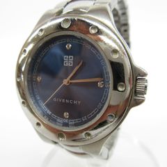 GIVENCHY ジバンシー トノー型 腕時計 デイト カレンダー 箱付き