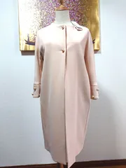 リナシメント ライトピンク 8分袖  パール  コート