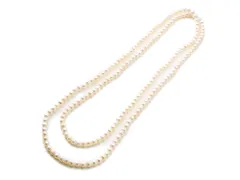 パール ネックレス ロング 120cm 真珠 淡水パール ロングネックレス ホワイト レディース レディースネックレス