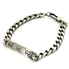 花*薫様 中古品　GUCCI ゴースト GHOST ブレスレット SV925 シ 花*薫様 中古品GUCCI ゴースト GHOST ブレスレット SV925 シ