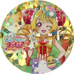 【中古】バッジ・ピンズ キュアヤムヤム キラキラ缶バッジ 「デリシャスパーティ プリキュア」 プリティストア出張店限定