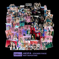 AESPA ステッカー シール100枚 GIRLS エスパ