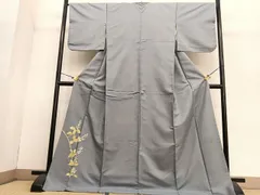 本加賀友禅付けさげ　白山紬地　成竹登茂男 本加賀友禅付けさげ 白山紬地 成竹登茂男