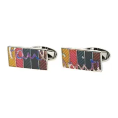 新品 ポールスミス PAUL SMITH カフスボタン CUFFLINK ARTIST WEAVE マルチカラー