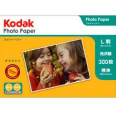 Kodak コダック フォトペーパー 光沢紙 L判 89×127mm 300枚　KPE300L