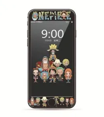 iPhone 6/7/8 ガラスフィルム iPhone SE 第2世代 第3世代 強化 液晶 保護 フィルム アニメ ワンピース 硬度9H キャラクター 3D クリアフィルム
