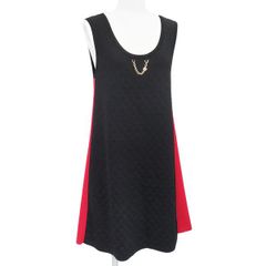 【極美品】LOUIS VUITTON ルイヴィトン 22SS エンボス スポーティー タンクドレス モノグラム シルク ワンピース サイズM 黒 47302