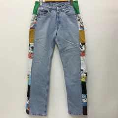 稀珍ジーンズメーカーリメイク前後アシンメトリーバックウミヘビダメージ加工