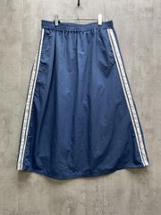 Laveange ラビアンジェ サイドライン ロング スカート size4L/青 ■◆レディース
