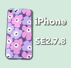 人気 iPhone SE2 7 8 ピンク マリメッコ フラワー ミニウニッコ