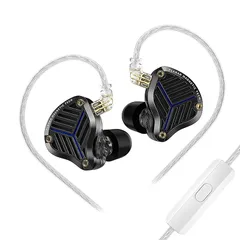 【特価商品】Linsoul KZ PRX第四世代平面駆動ハイエンドインナーイヤーカナル型イヤホン リケーブル可能の設計 バランスな3つ周波数音質表現 人間工学基づくデザインするイヤフォン 強力なN52マグネットシステムを採用し 高音および超高音域を拡張する