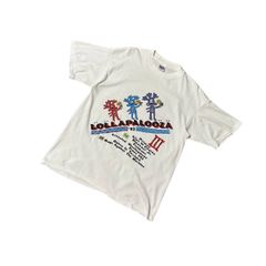 Lollapalooza” 1993 ピカソ ツアー Tシャツ 白 - メルカリ