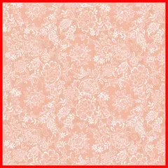 【クーポン有】生地 ラシックドール シーチング ミニカットクロス ドール用 ロマンティックレース KIYOHARA 巾31cm×32cmカット P ピンク NRF-02MC