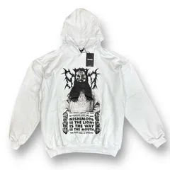 参考上代18700円 未使用品 NISHIMOTO IS THE MOUTH METAL TOUR SWEAT HOODIE メタルツアー スウェット フーディー パーカー ニシモトイズザマウス NIM-D13 ホワイト