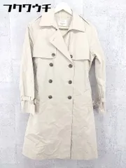 ■ ◎ Ungrid アングリッド ベルト付 長袖 トレンチ コート サイズM ベージュ レディース  【中古】 【1101250016496】
