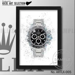 Rolex ロレックス デイトジャスト ブラック/オマージュアートポスター/時計 m34978640033_1.jpg?1717778427