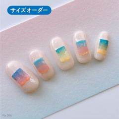 メルカリshops サイズオーダー 朝焼けグラデーションネイル No 006 メルカリshops サイズオーダー 朝焼けグラデーションネイル No 006