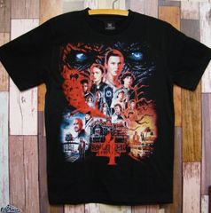 ストレンジャーシングス オーバーサイズTシャツ ヴェクナ UK限定 ストレンジャーシングス Tシャツ ヴェクナ シーズン4 黒
