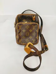 LOUIS VUITTON 旧アマゾン モノグラム ショルダーバッグ 854 ベルト根革千切れかけ ルイ・ヴィトン  ビンテージ ポシェットアマゾン
