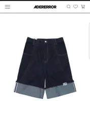 ADER ERROR アーダーエラー ハーフパンツ ショーツ グレー ADERERROR(アーダーエラー) ハーフ・ショートパンツ(メンズ