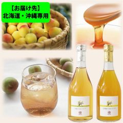 ※お届け先※北海道・沖縄専用 青梅うめシロップ＆完熟うめシロップ 「梅シロップ２本セット」