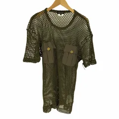 コムデギャルソン COMME des GARCONS AD2014 フラップポケット コットン メッシュ トップス メンズ JPN：M のサムネイル