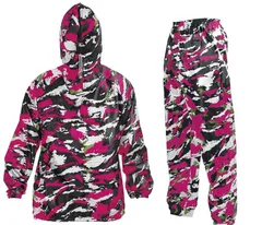 カモフラマゼンダ 迷彩ヤッケパンツ上下セット Ｍ、L、LL、3L、4L、5L   ジャケット 裾ゴムズボン ポリエステル 軽量 VN-500 501