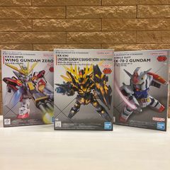 新品 BANDAI プラモデル SDガンダムEXスタンダード ユニコーンガンダム2号機 バンシィ•ノルン/RX-78-2 ガンダム/ウイングガンダム