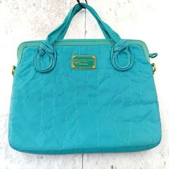 MARC BY MARC JACOBS マークバイマークジェイコブス PCケース PCバック ターコイズブルー ◎＿□□