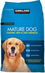 ドッグフード カークランドシグネチャー 高齢犬7歳以上 18kgチキン ライス エッグ 大容量 コストコ