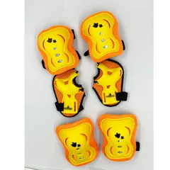【 新品 未開封 】 アサヒサイクル GO！GO！DUCK キッズプロテクター イエロー 未使用 送料無料のサムネイル
