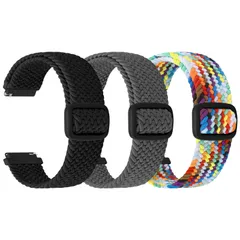 【数量限定】22ミリ快適な 伸縮性ベルト無段階に調整交換ベルト 22mm時計バンドナイロンバンド、18ミリ19ミリ20ミリ 20mm 替えバンド 19mm クイックリリース時計バンド、18mm スポーツループ軽量通気性交換用バンド [TumpCez]