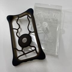 L0019 【新品】Bone collection Smartphone case スマートフォンケース  4.0-5.2インチ BubbleTie Sサイズ 黒　ブラック