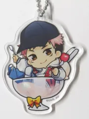 【中古】キーホルダー 虎杖悠仁(アイス) アクリルキーホルダー 「まるくじ 呪術廻戦 ちゃぽんっ!」 中吉-1