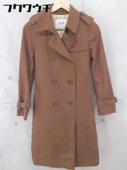 ■ ◎ SLOBE IENA スローブ イエナ ベルト付 長袖 トレンチ コート サイズ38 ブラウン レディース  【中古】 【1102050000210】