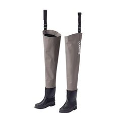 [シマノ(SHIMANO)] FF-056T ハイパーウェーダー(ヒップ・カットフェルトソール) スモークグレー L