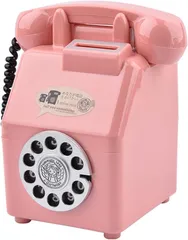 公衆電話/昭和レトロアンティーク/ピンク電話器(美品) 消毒済み
