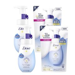 ユニリーバ　Dove 　ビューティーモイスチャークリーミー泡洗顔料　本体150ml　２個　つめかえ用125ml　２個　セット